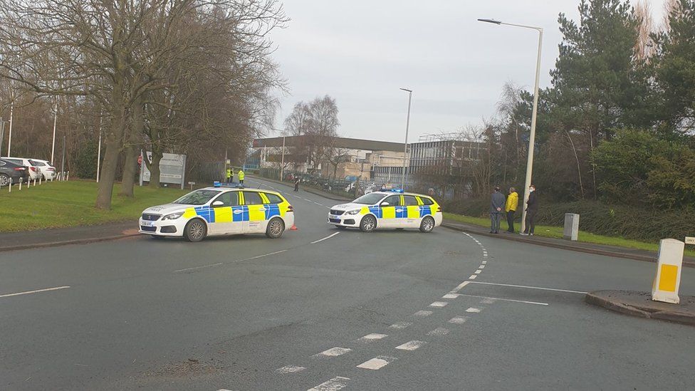 Covid: Wrexham vaccine plant evacuated over suspicious package - BBC News