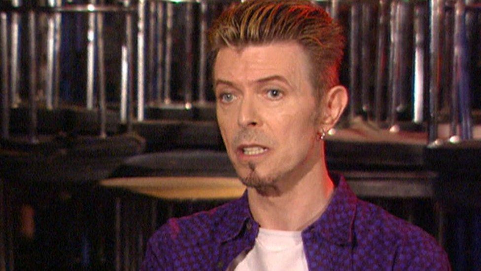 David Bowie talking to the BBC at Rock City in 1997