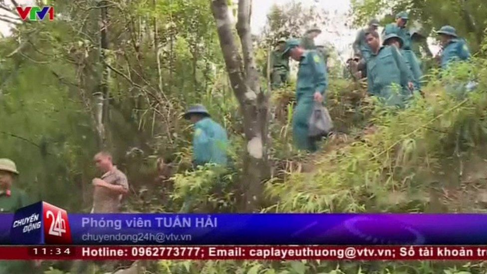 Search party on Fansipan mountain