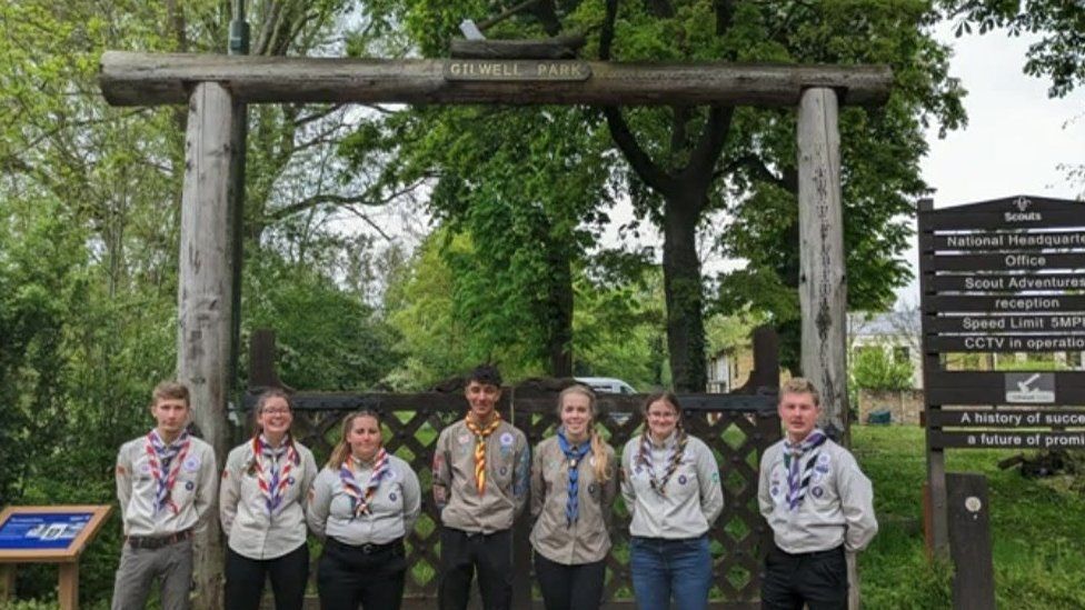 Leicestershire scouts coronation