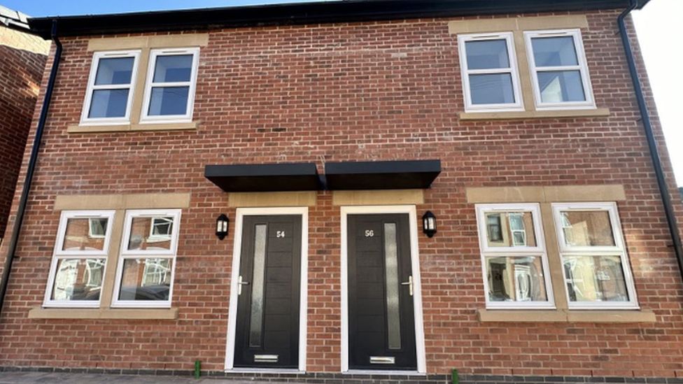 The new homes at Cummings Street in Derby are better than net zero for carbon emissions