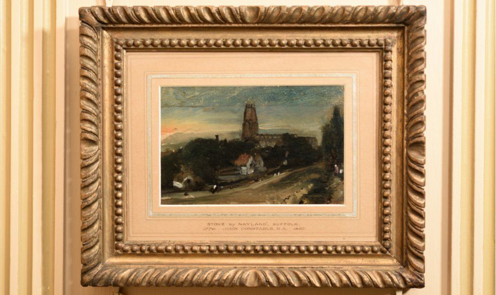 Summer Evening, Stoke-by-Nayland by John Constable
