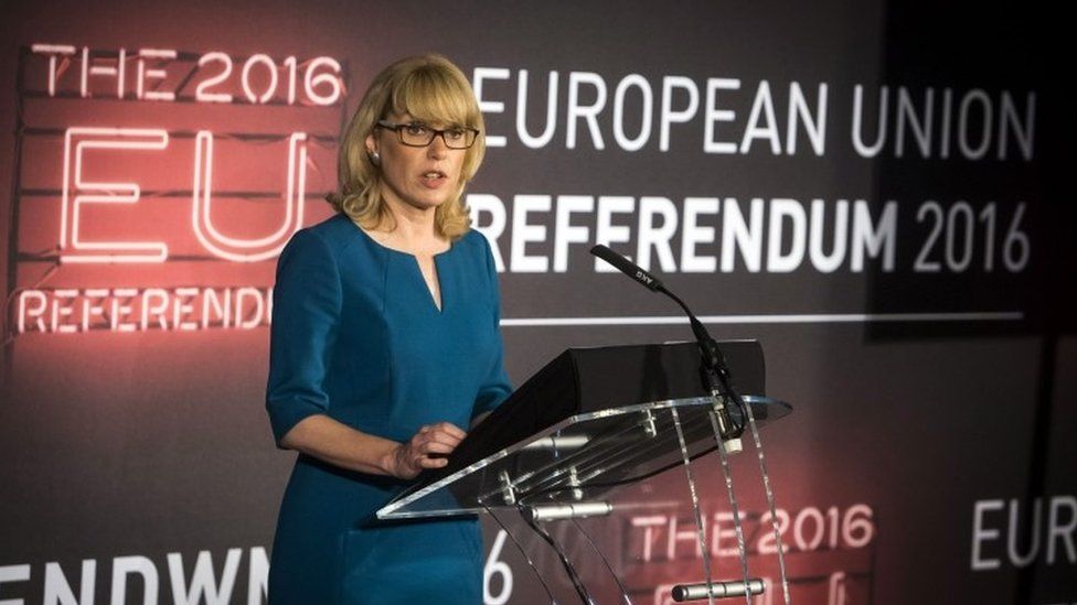 Jenny Watson the Chief Counting Officer for the EU referendum