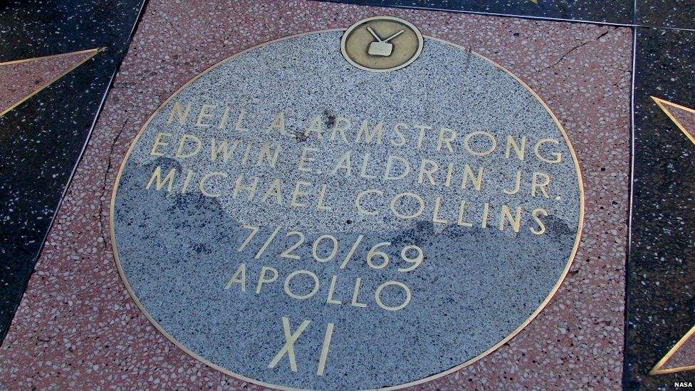Apollo 11 astronauts' plaque