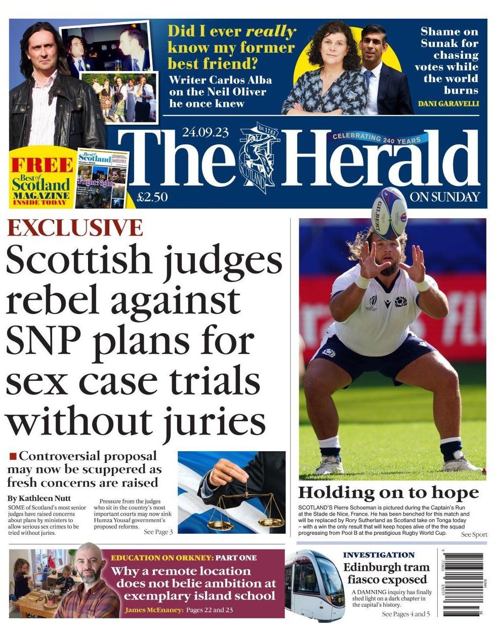 Scotland's papers: Glasgow's £1.5bn lease bill and council funds 'dire ...