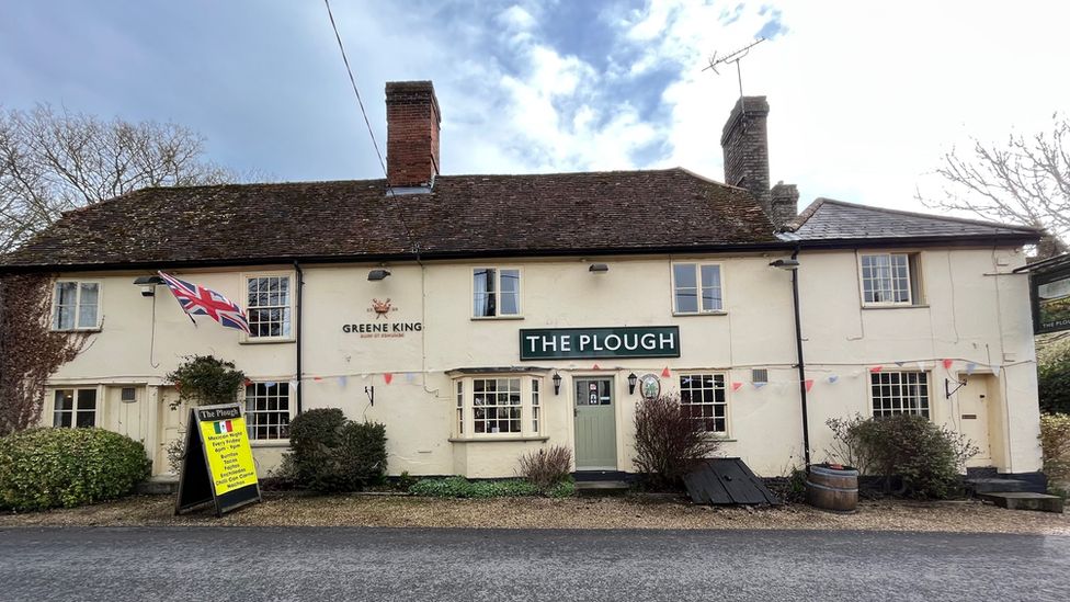 The Plough pub in Great Chesterford