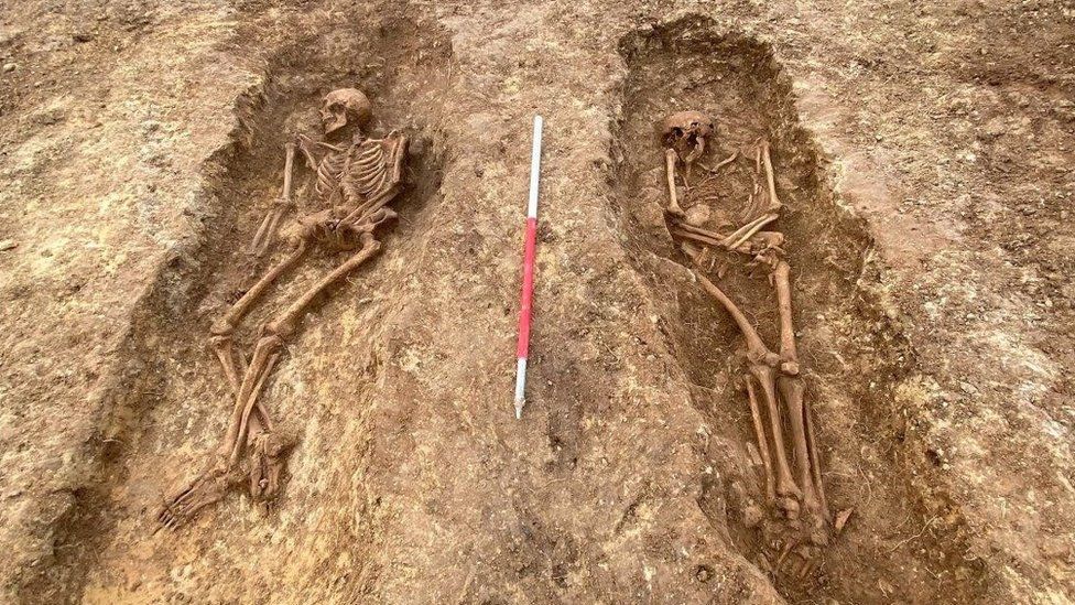 Burials found at the cemetery