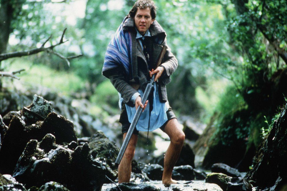 Withnail goes fishing - with a shotgun