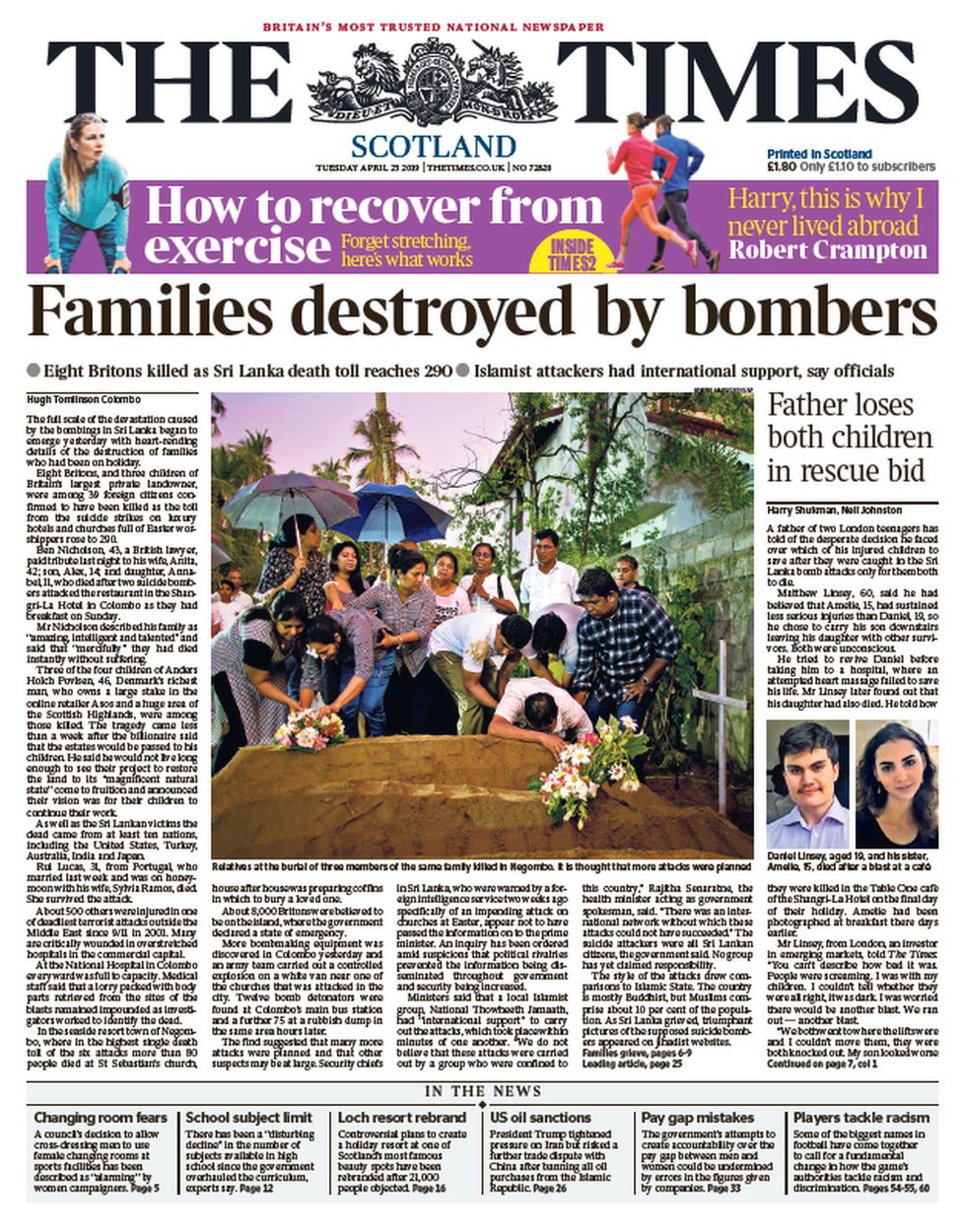 Scotlands Papers Families Devastated By Terror Attacks Bbc News 4588