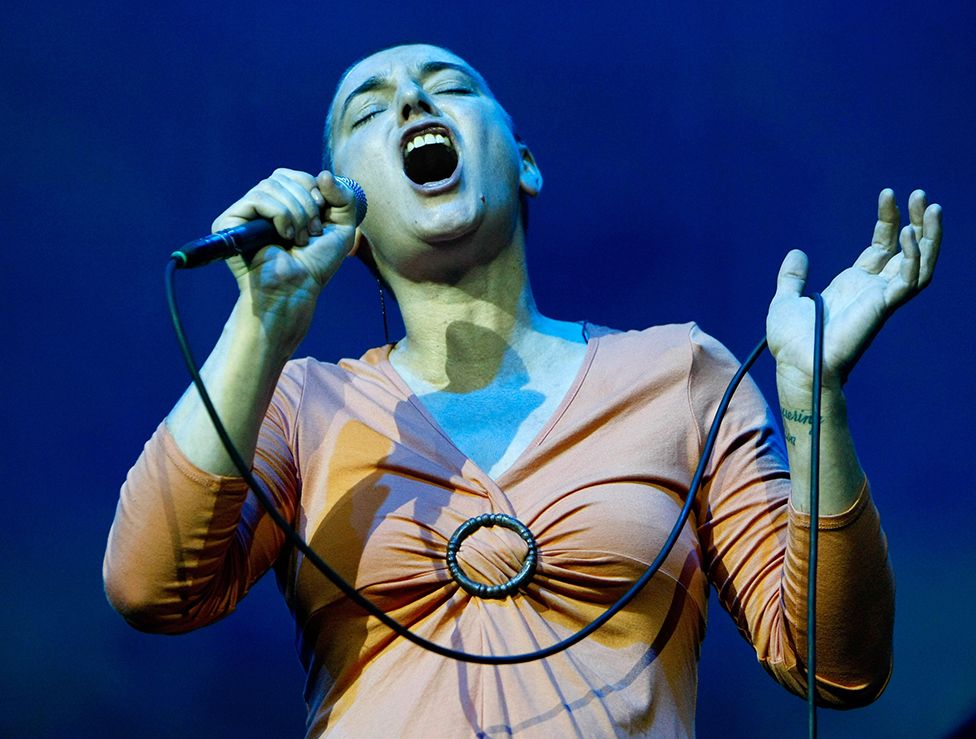 Sinead O'Connor performs on stage during day two of the East Coast Blues and Roots Festival on 21 March 2008 in Byron Bay, Australia