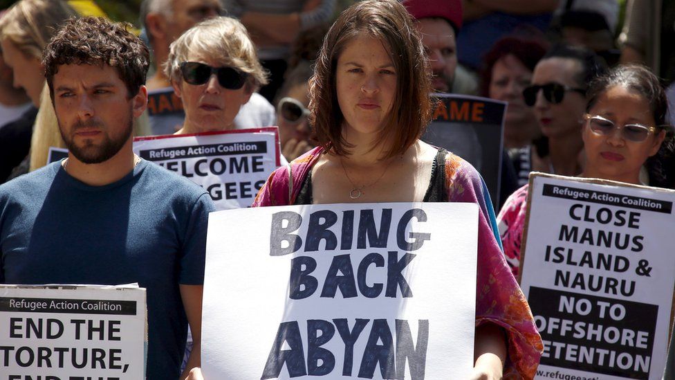 Pro-refugee protest in Sydney (19 Oct 2015)