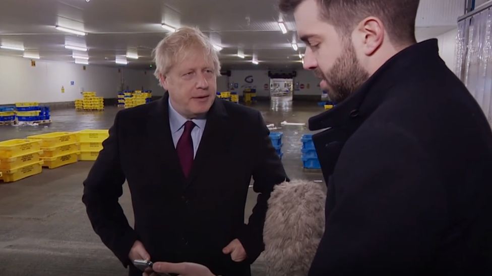 ITV reporter confronts Boris Johnson