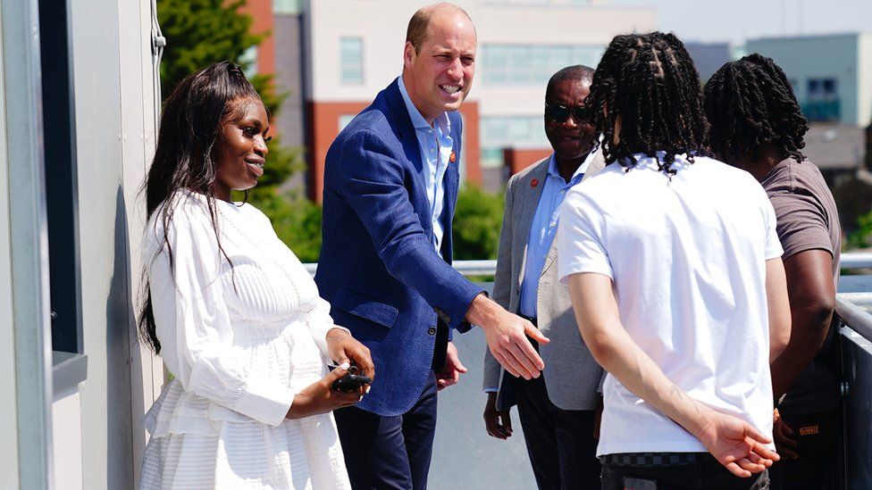 Prince William Sees Homelessness Help For Young Workers - BBC News