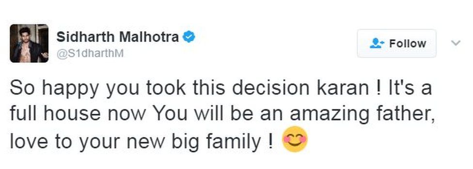 So happy you took this decision karan ! It's a full house now You will be an amazing father, love to your new big family ! 😊