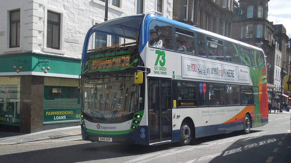 Stagecoach plans £2.1m investment in Tayside bus fleet - BBC News