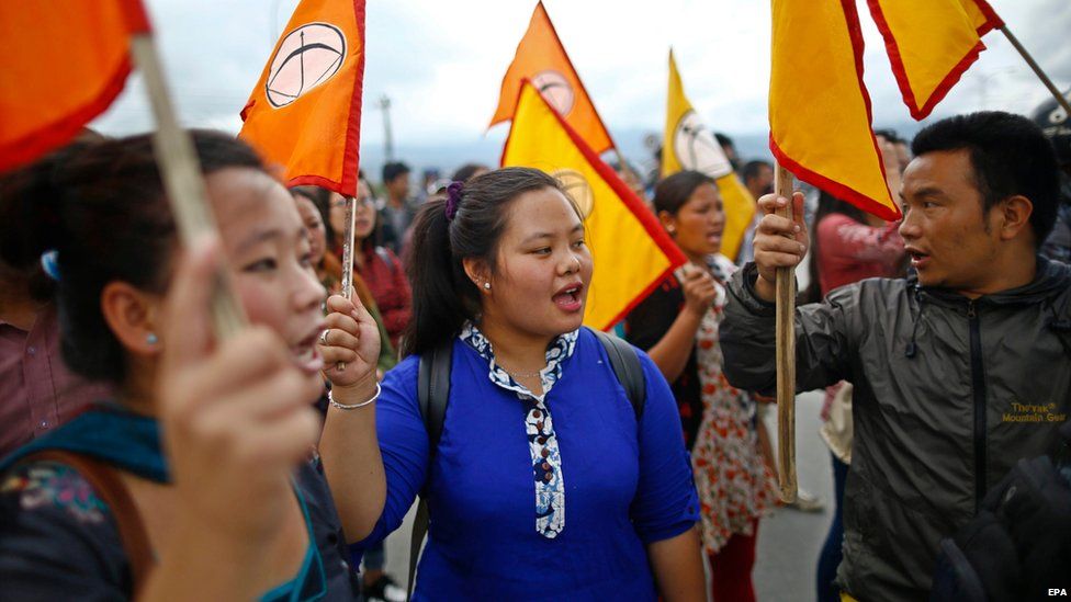 Nepal Clashes At Protest Over Constitution Leave Eight Dead Bbc News