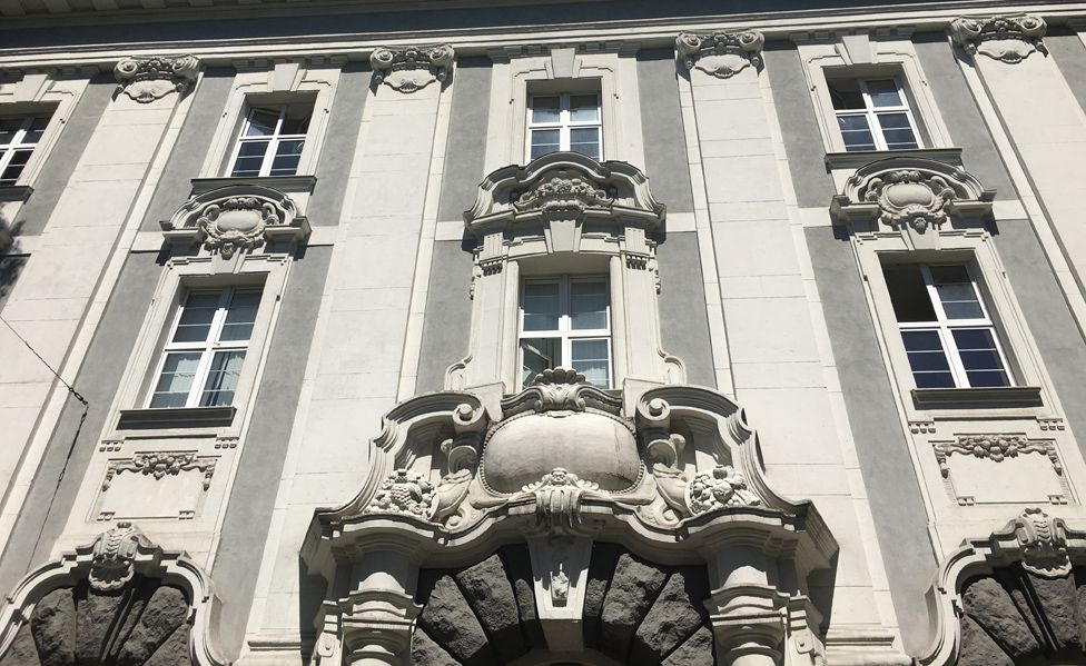 German facade in Kaliningrad