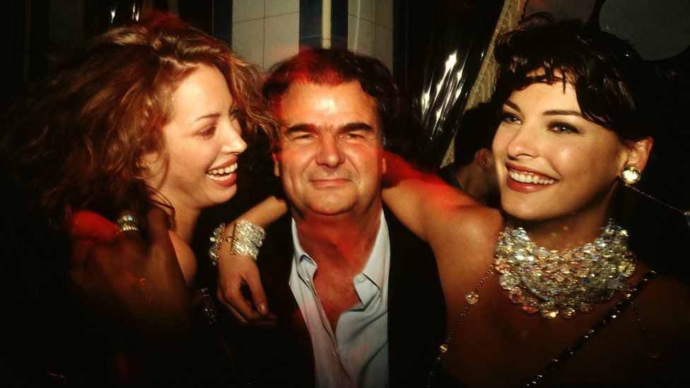 Christy Turlington, Patrick Demarchelier and Linda Evangelista attend Paris Fashion Week in the 1990s