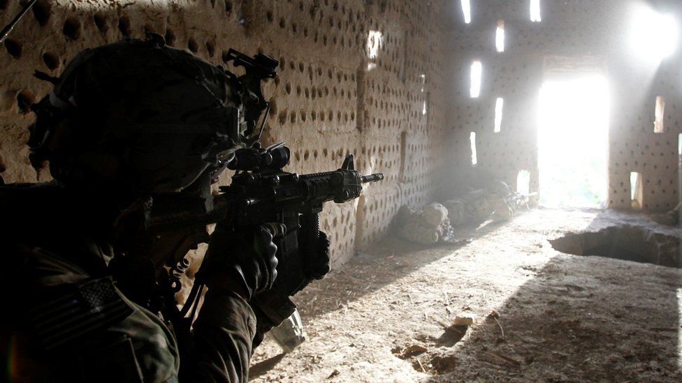 US soldier in Afghanistan, 2012