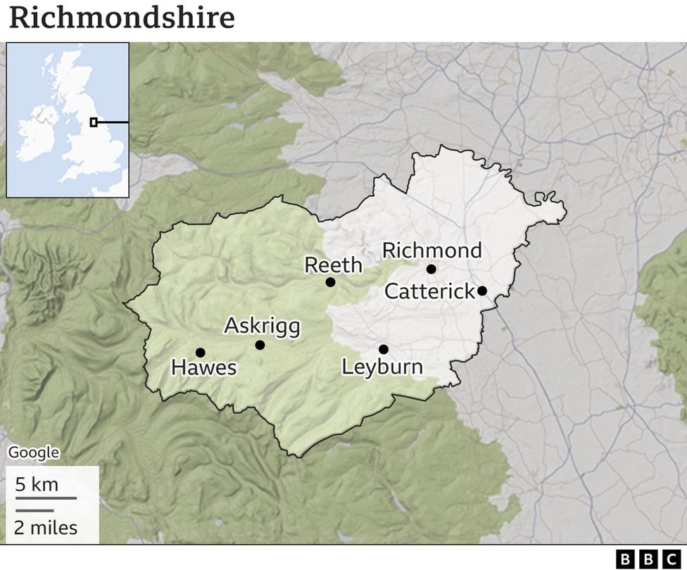 Richmondshire map