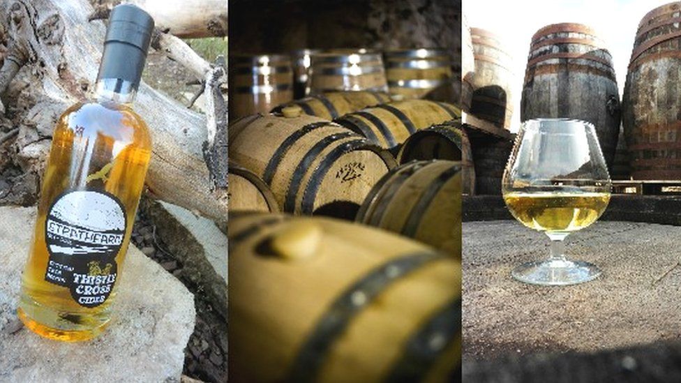 Strathearn Distillery in Scottish cider brandy 'first' BBC News
