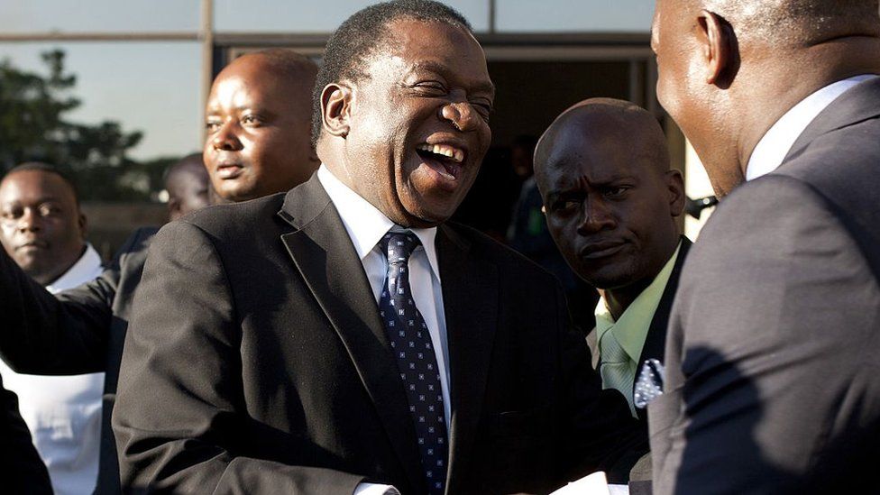 Former Vice President of Zimbabwe Emmerson Mnangagwa
