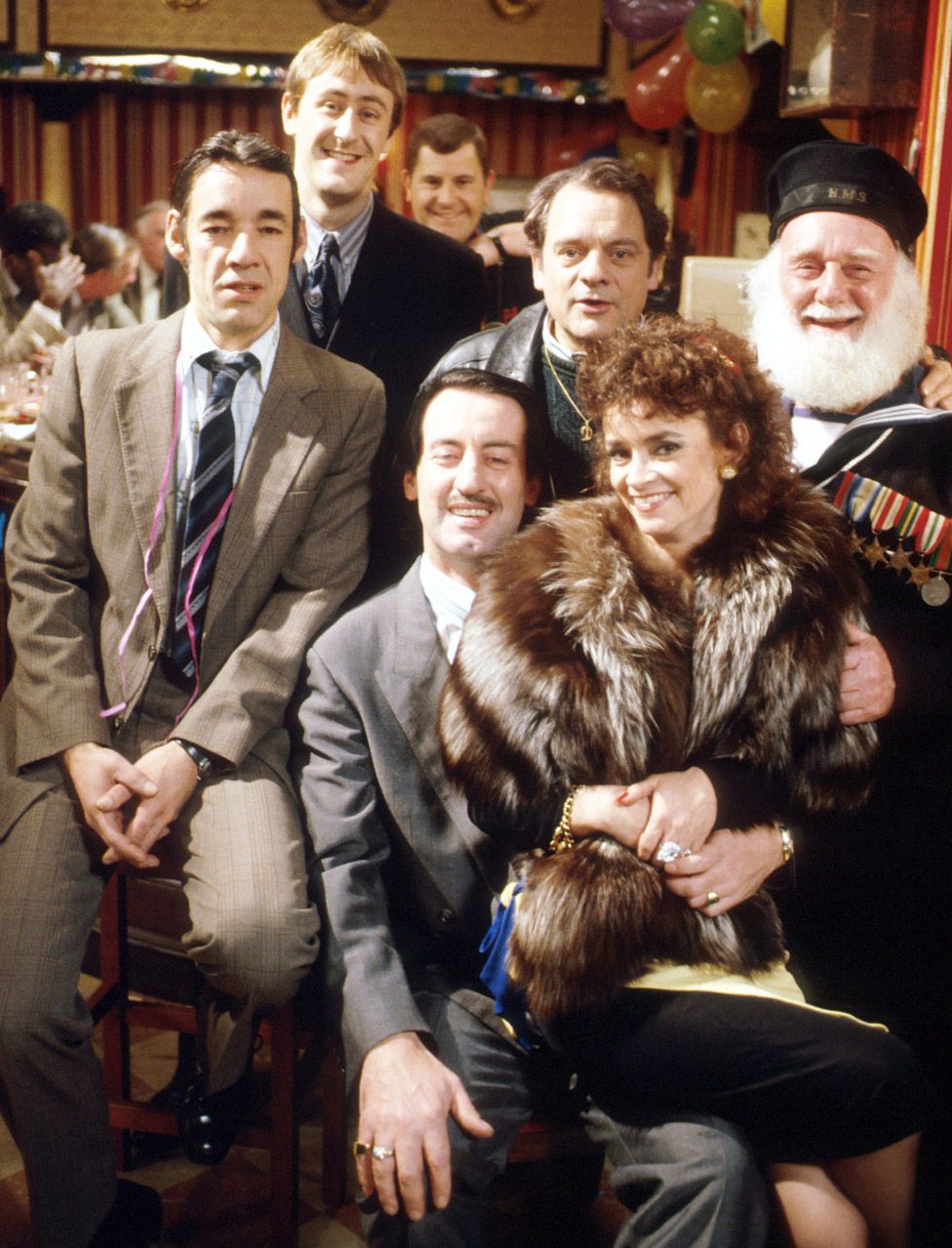 John Challis (front) in Only Fools and Horses