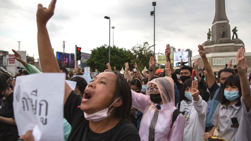 Pro-Democracy protests continue across Thailand