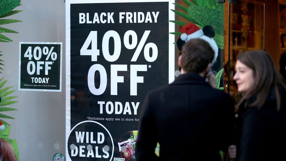 Black Friday discount sign