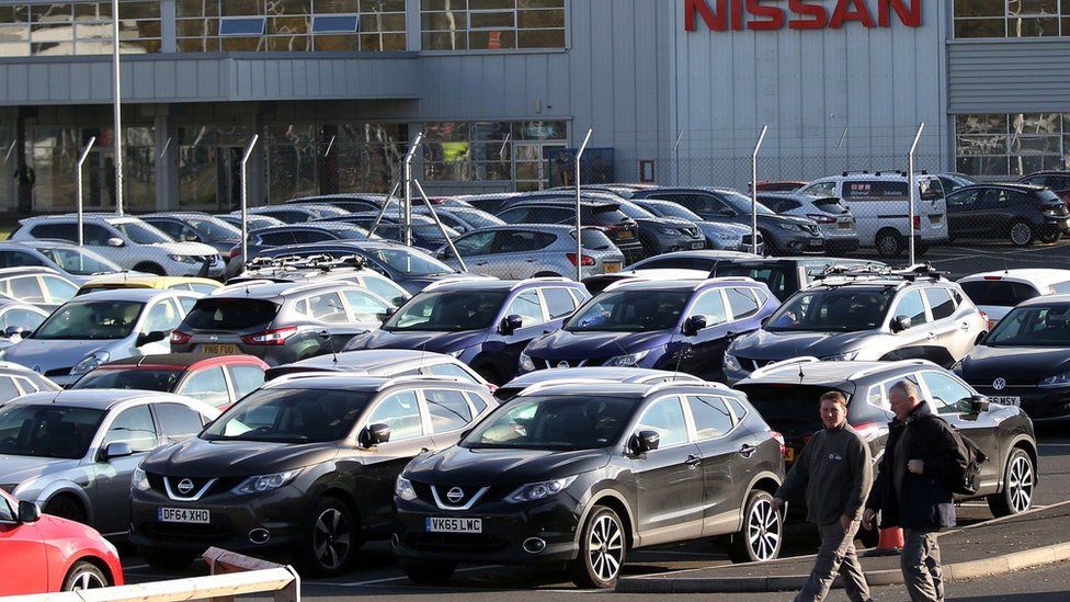 Nissan car plant in Sunderland