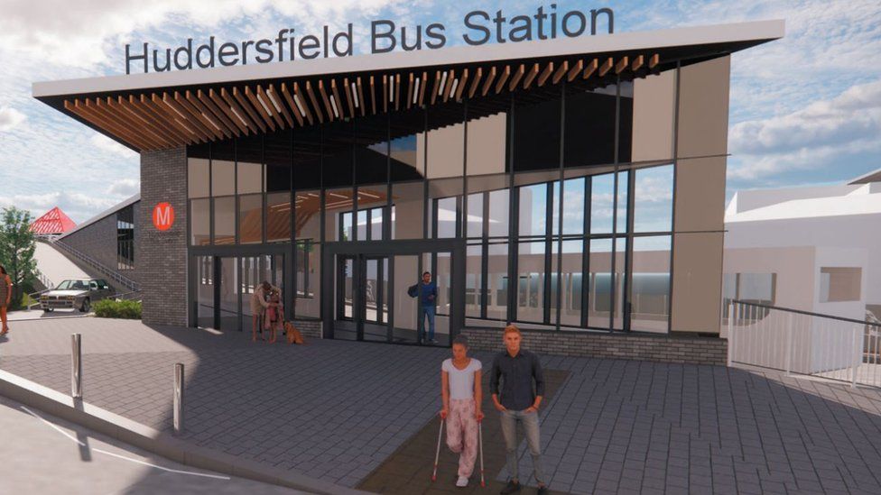 Artist's impression of new bus station