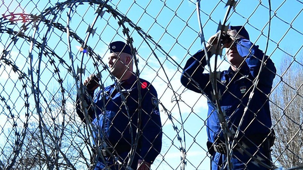 Hungary border guards, Feb 2017