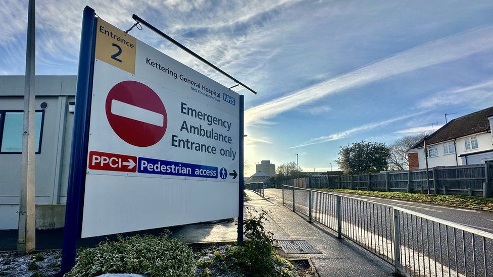 Kettering General Hospital entrance