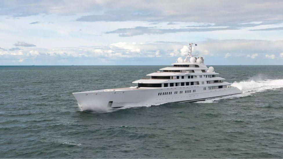 The Azzam yacht