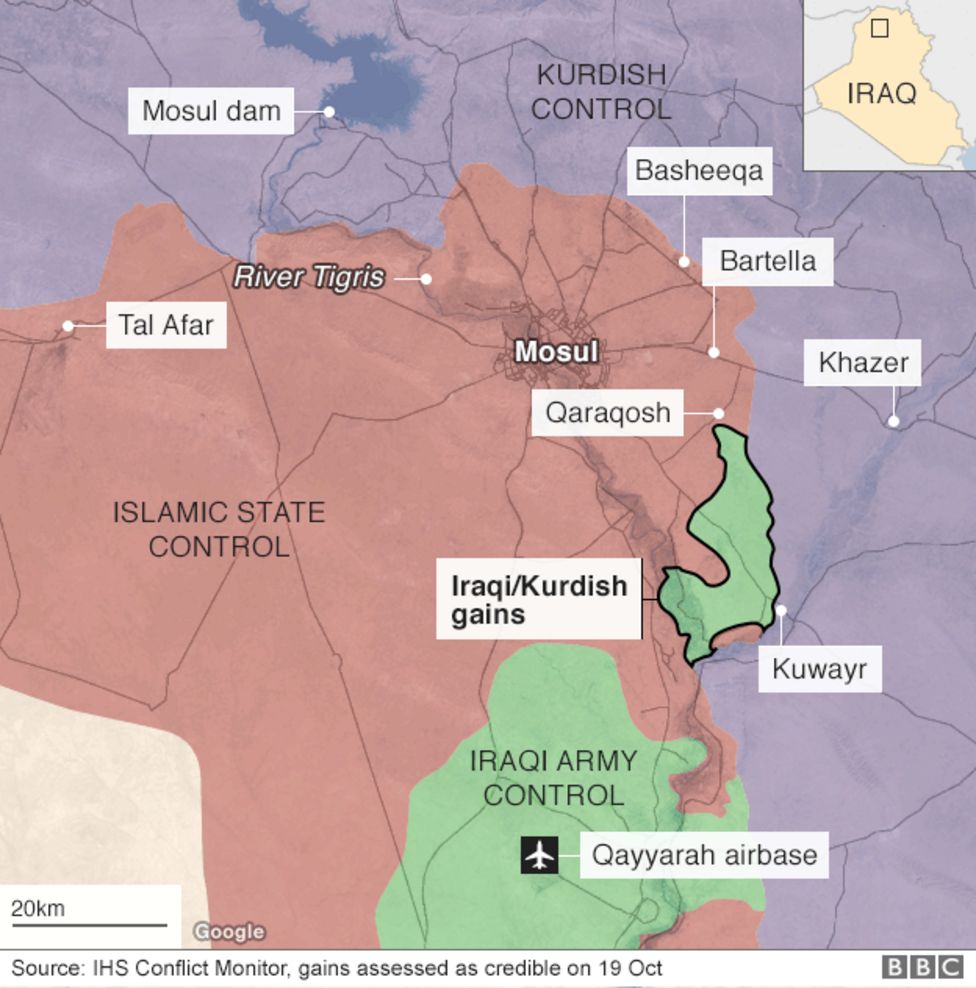 Iraqi PM upbeat on Mosul offensive - BBC News