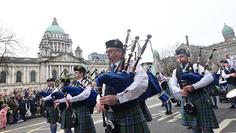Pipers belfast st patricks day