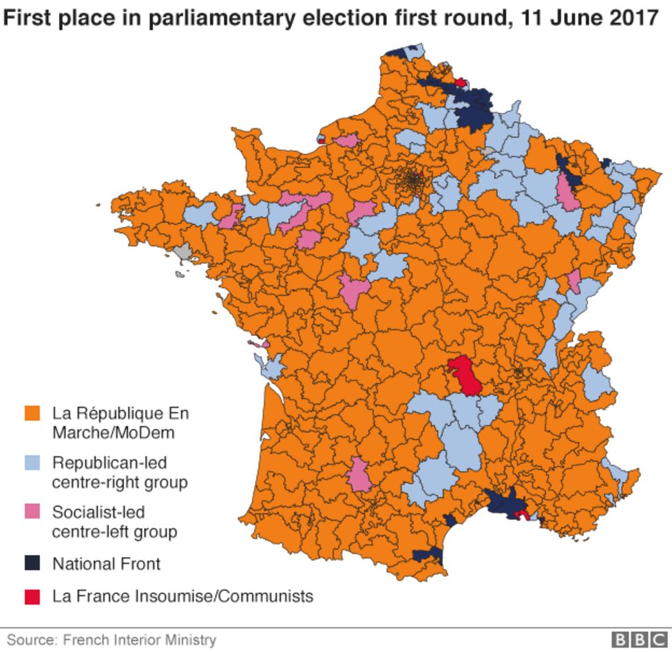 French Voter Turnout Falls Sharply In Second Round - BBC News