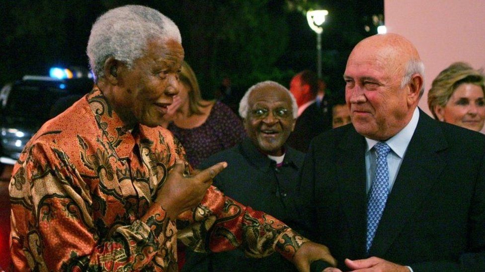 Nelson Mandela and FW de Klerk in 2006
