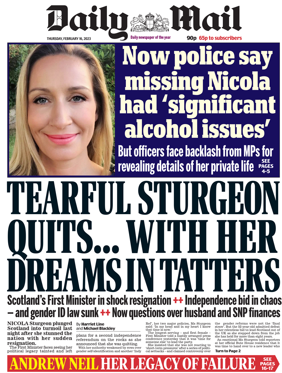 Sturgeon s Resignation And Bulley alcohol Issues BBC News