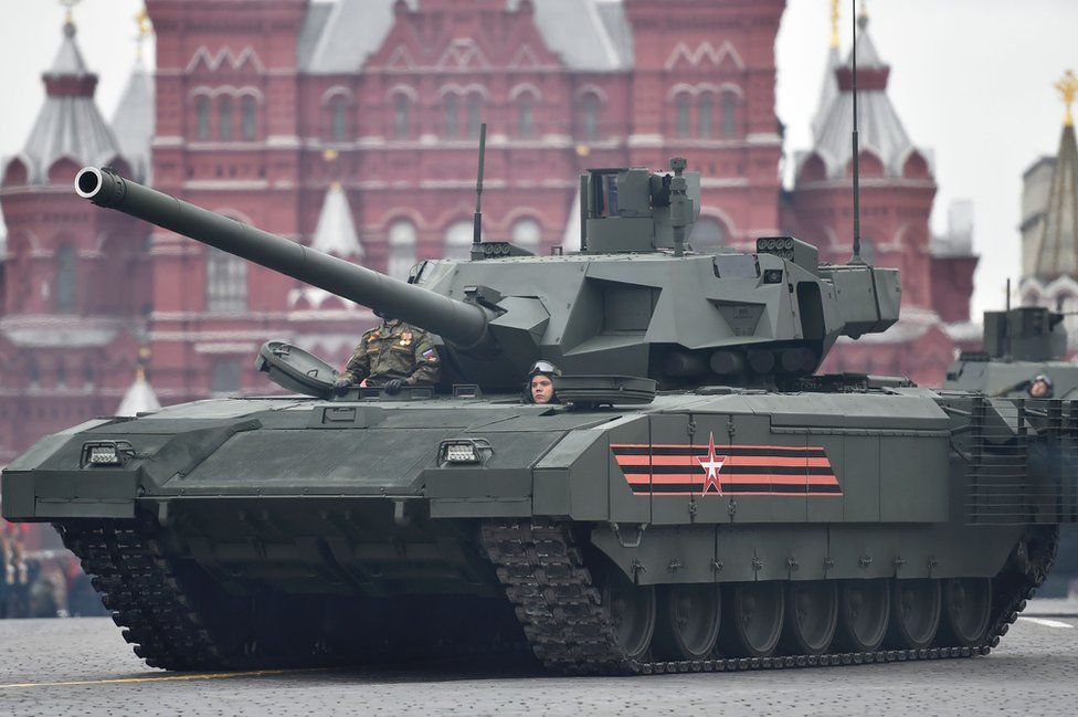 Armata tank in Red Square, Moscow, 9 May 2017
