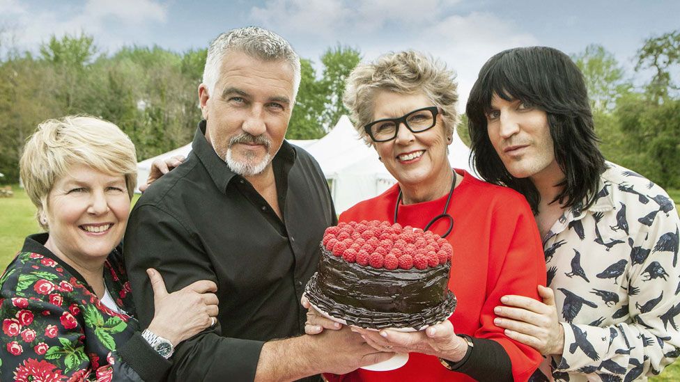 Sandi Toksvig, Paul Hollywood, Prue Leith and Noel Fielding