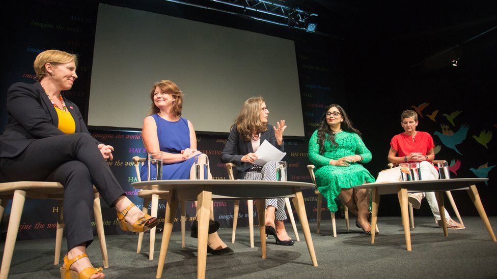 Auriol Miller, Leanne Wood, Clare Critchley, Shazia Awan-Scully and Laura McAllister