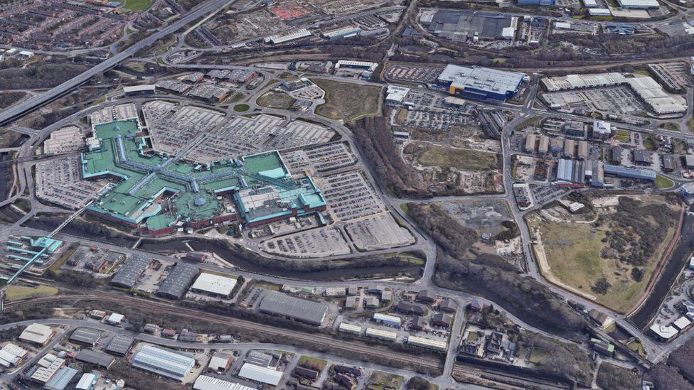 Aerial image of Meadowhall site