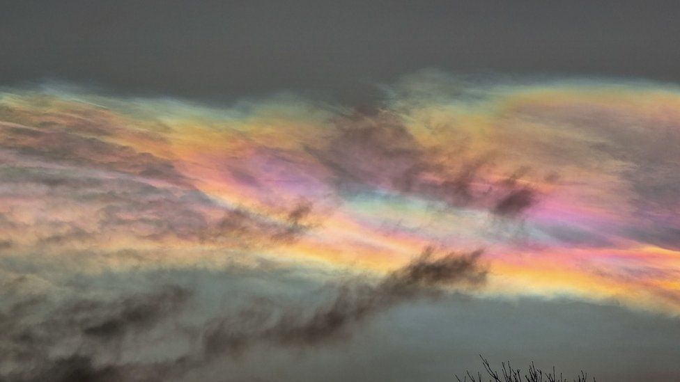 Rainbow clouds in Warrenpoint