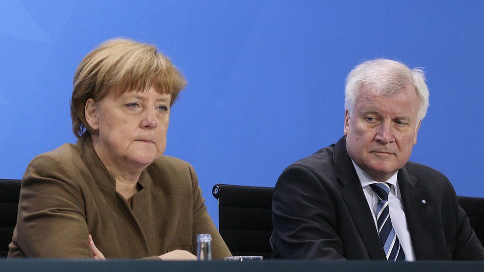 Angela Merkel and Horst Seehofer