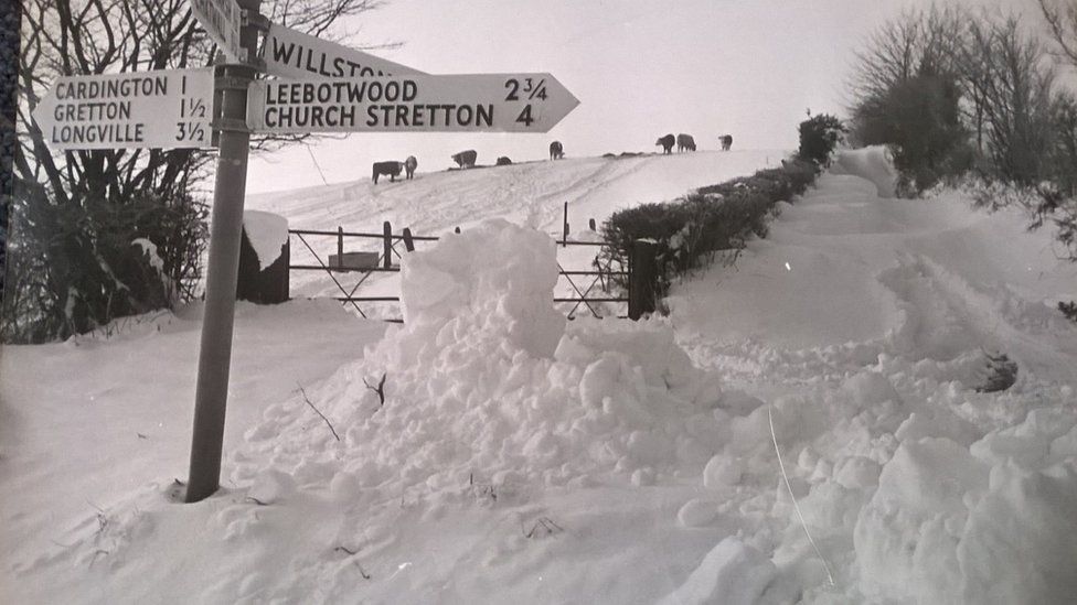 Winter 1982 in Shropshire Memories of coldest days BBC News