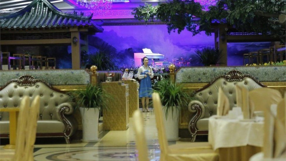 A North Korean restaurant in China (file image)