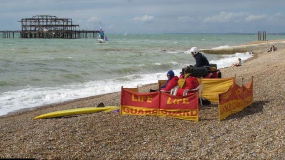Lifeguards in Brighton