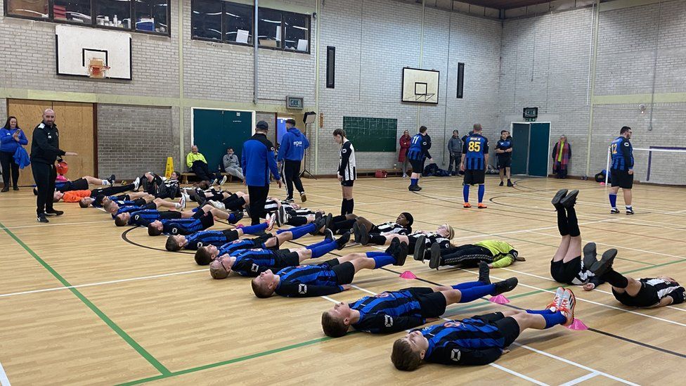 A training session at Park Knowle FC