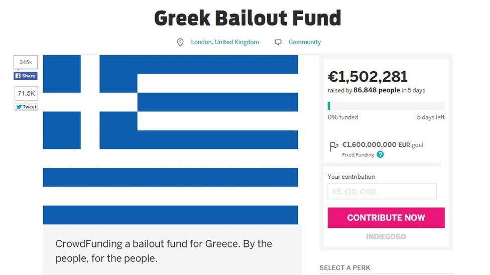 Greek crowdfund screengrab